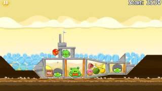 Official Angry Birds walkthrough for theme 5 levels 1115 [upl. by Euh]