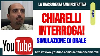 Chiarelli interroga  La trasparenza amministrativa 2522022 [upl. by Ennayram]