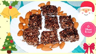 चॉकलेट ओट्स बार I Chocolate Oats Bar I Christmas Special Healthy Dessert I No Bake Chocolate Bars [upl. by Leirbag770]