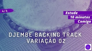 Backing Track Djembe  Variação 02 [upl. by Alurd]