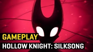 GAMEPLAY EXCLUSIVO de Hollow Knight Silksong [upl. by Philana945]