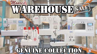 Moore’s Warehouse Sale – Baby Lock Genuine Collection [upl. by Remlap350]