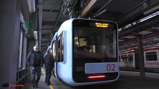 Neue Schwebebahn Wuppertal G15 Erste öffentliche Fahrt  18122016 [upl. by Halik]