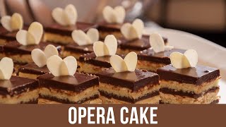 Opera Cake  Bitrecipes [upl. by Farrington]