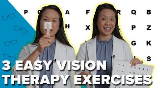 👀 THESE 3 EASY VISION THERAPY Exercises Will Improve Your Eye Tracking 👀 [upl. by Oilalue]