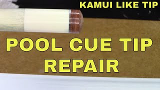 Pool Cue Tip Repair [upl. by Rudwik864]