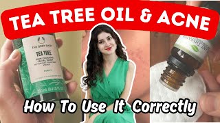 How To Use Tea Tree Oil For Acne amp Scars [upl. by Rozamond]