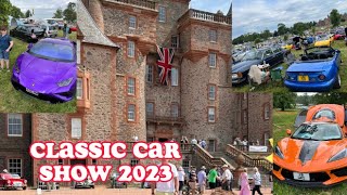 Thirlestane Castle Classic Car Show 2023 [upl. by Ardnosal]