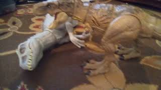 How Jurassic world should END OLD Trex vs Irex recreation in stop motion truongcgartist [upl. by Castora]