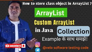 ArrayList in java with Example for Automation Testing  Java By Jyoti [upl. by Otte699]