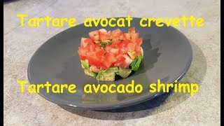 Tartare avocat crevette [upl. by Shwalb]