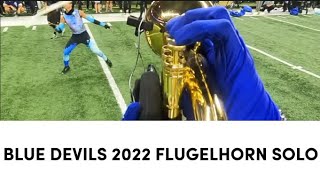 Blue Devils 2022 Tempus Blue Flugelhorn Solo Transcription Alex Gifford [upl. by Hollie]