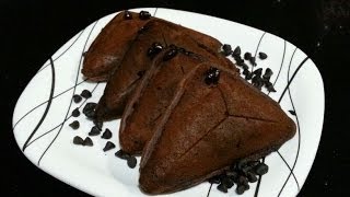 5 min chocolate cake in sandwich toasterEGGLESS [upl. by Palumbo]