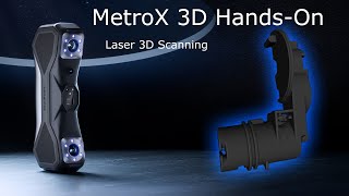 Laser Scanning Black Object with Revopoint MetroX 3D Scanner [upl. by Fransis]