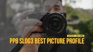 BEST VIDEO SETTINGS ZVE10  Cinematic SLOG3 Workflow  FREE LUT [upl. by Naesar778]