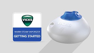 Vicks Warm Steam Vaporizer V150  Getting Started [upl. by Jaye922]