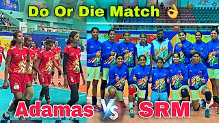 Do Or Die Match 🔥 SRM Vs Adamas University  Women’s 💥 Khelo India University Games [upl. by Ahsitaf352]