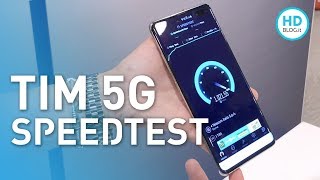 Abbiamo provato il 5G di TIM SPEEDTEST e SERVIZI [upl. by Kcerred941]