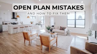 Biggest Open Plan Design Mistakes amp Why It May Not Be For You [upl. by Ahsiri]