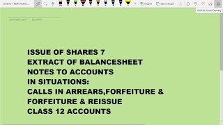 Issue Of Shares 7 Class 12 Accounts [upl. by Nyvar788]