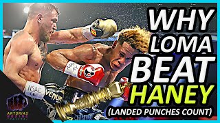 Why Vasyl Lomachenko Beat Devin Haney Landed Punches Count Rebirth  Artorias Boxing [upl. by Hashim782]