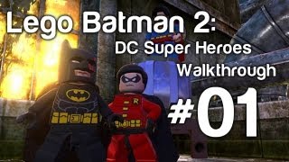 Lego Batman 2  Walkthrough Gameplay Part 1  Theatrical Pursuits  WikiGameGuides [upl. by Gersham]