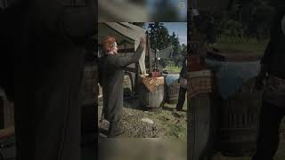 Reverend Gets Caught Stealing Money In Camp  RDR 2 Hidden Scene [upl. by Sreip]