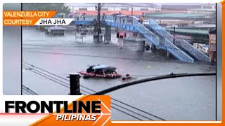 Bahay sa Valenzuela City nasunog sa gitna ng baha  Frontline Pilipinas [upl. by Adrial]