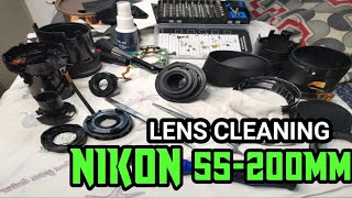 NIKON 55200mm Lens Cleaning [upl. by Lai]