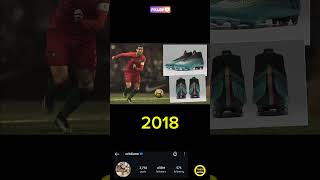 CRISTIANO RONALDO BOOTS EVOLUTIONcristianoronaldo boots evolution tiktok shorts football [upl. by Adiene161]