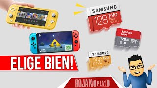 ¿Porqué elegir una MicroSD RÁPIDA Y POTENTE para la NINTENDO SWITCH y SWITCH LITE [upl. by Maillw192]