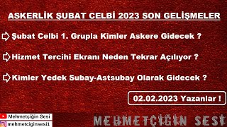 Askerlik Şubat Celbi 2023 Son Gelişmeler  Mehmetçiğin Sesi [upl. by Calen987]