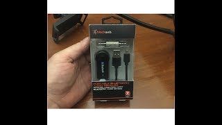 Walmart Clearance unboxing Blackweb Portable Bluetooth Audio Receiver BWA18AV003 [upl. by Anaiek378]