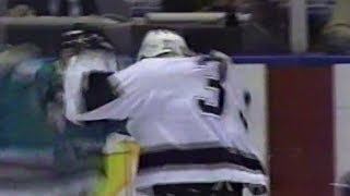 Jeff Odgers vs Marty McSorley Jan 26 1993 [upl. by Amund542]