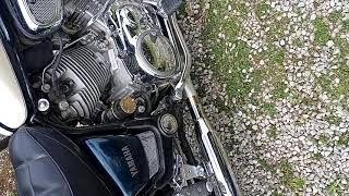 Yamaha virago 1100 custom pipes [upl. by Leese152]