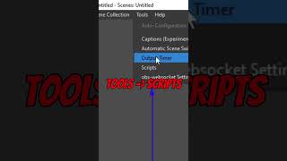 Did you know about this OBS Studio feature Timer Countdown [upl. by Eitsyrk]