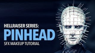 Hellraiser Pinhead special fx makeup tutorial [upl. by Aizirtap]