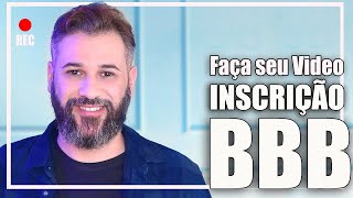 COMO GRAVAR O VIDEO DE INSCRIÇÃO DO BBB 22  DICAS [upl. by Anelaf818]