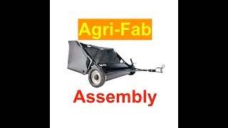 AgriFab  42quot Lawn sweeper  assembly amp test [upl. by Grantland105]