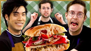 The Try Guys Make Sandwiches Without A Recipe [upl. by Lasley]