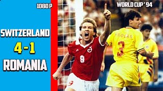 Romania vs Switzerland 1  4 Full Highlights Exclusives World Cup 94 HD [upl. by Seamus618]