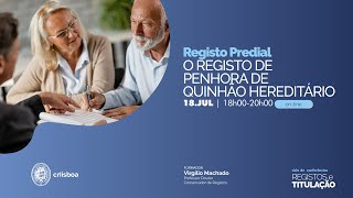 O registo de penhora de quinhão hereditário [upl. by Eseela]