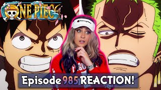 LUFFY AND ZORO LETS GO One Piece Episode 985 Reaction  Review [upl. by Yengac444]