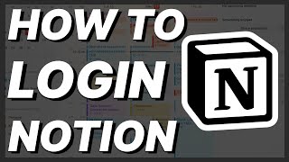 How To Login Notion [upl. by Ahsiemal]