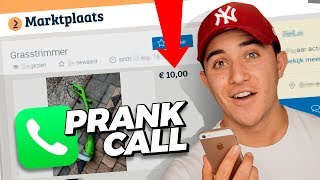 MENSEN IRRITEREN OP MARKTPLAATS 4 PRANKCALL  Djallas [upl. by Norre]