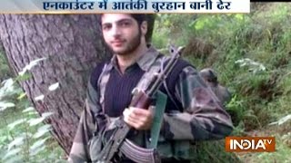 LIVE Encounter of Burhan Wani Who is the Hizbul Mujahideen Commander [upl. by Suiramed553]