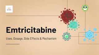 emtricitabine  Uses Dosage Side Effects amp Mechanism  Emtriva [upl. by Culosio]