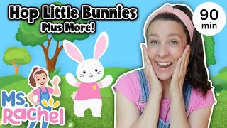 Hop Little Bunnies Hop Hop Hop  More Ms Rachel Nursery Rhymes amp Kids Songs [upl. by Otreblasiul]