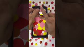 Paint a phone case with me abstract art [upl. by Atiuqa433]