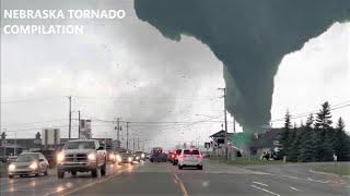 Violent Tornado Hit Lincoln Nebraska  Tornado 2024 [upl. by Dukey]